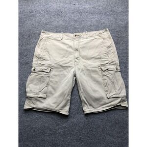 Levi's Cargo Shorts Mens 38 Beige Multi Pocket Utility Outdoor Casual Summer
